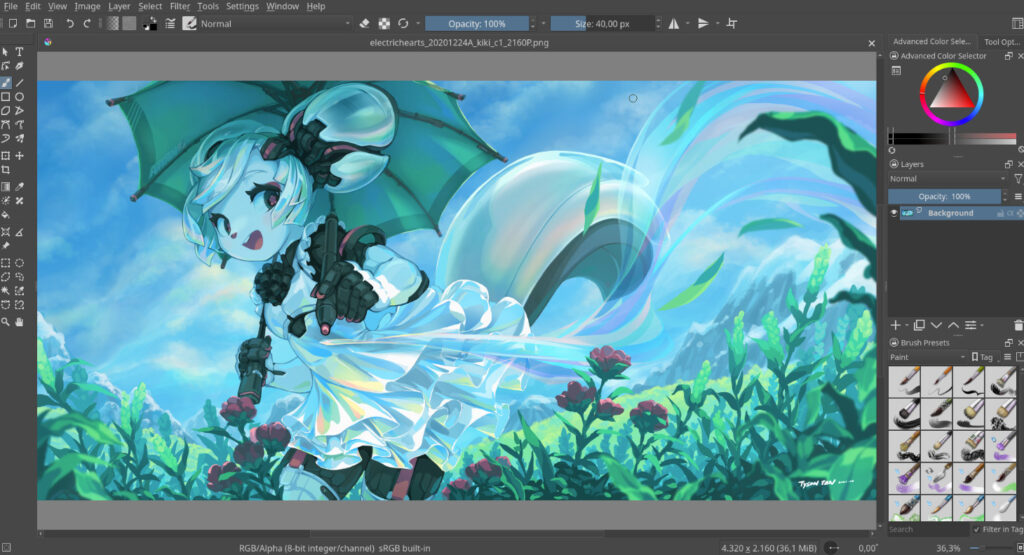 Krita online RunApps Krita online RunApps